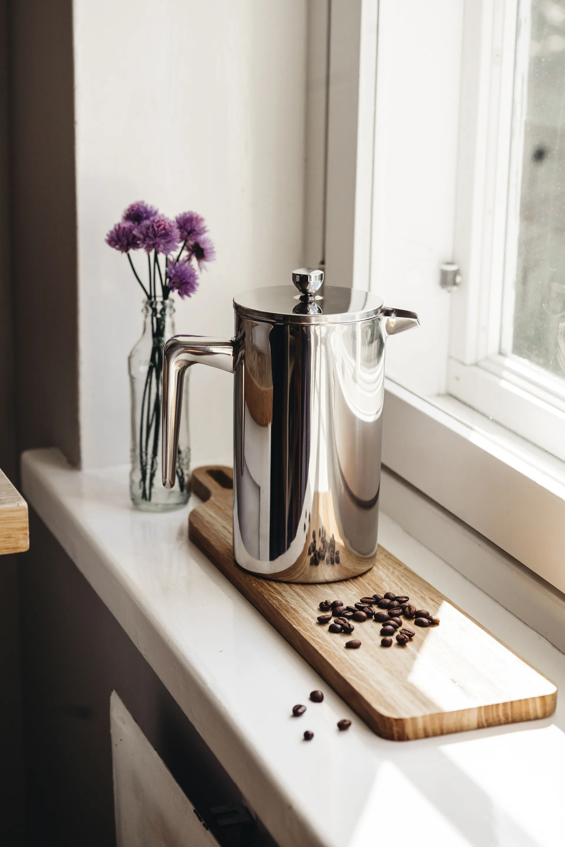 Praska do kawy Heirol stal nierdzewna, 1 L, 8 filiżanek Heirol