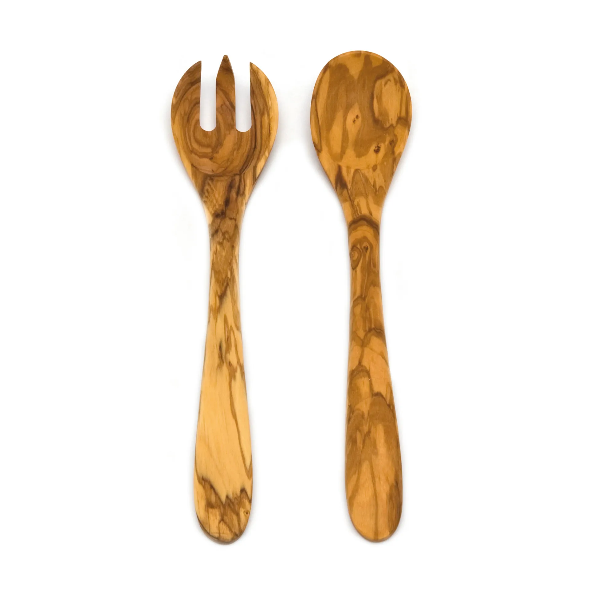 Sztućce do sałatek Heirol drewno oliwne 2 części, 30 cm Heirol