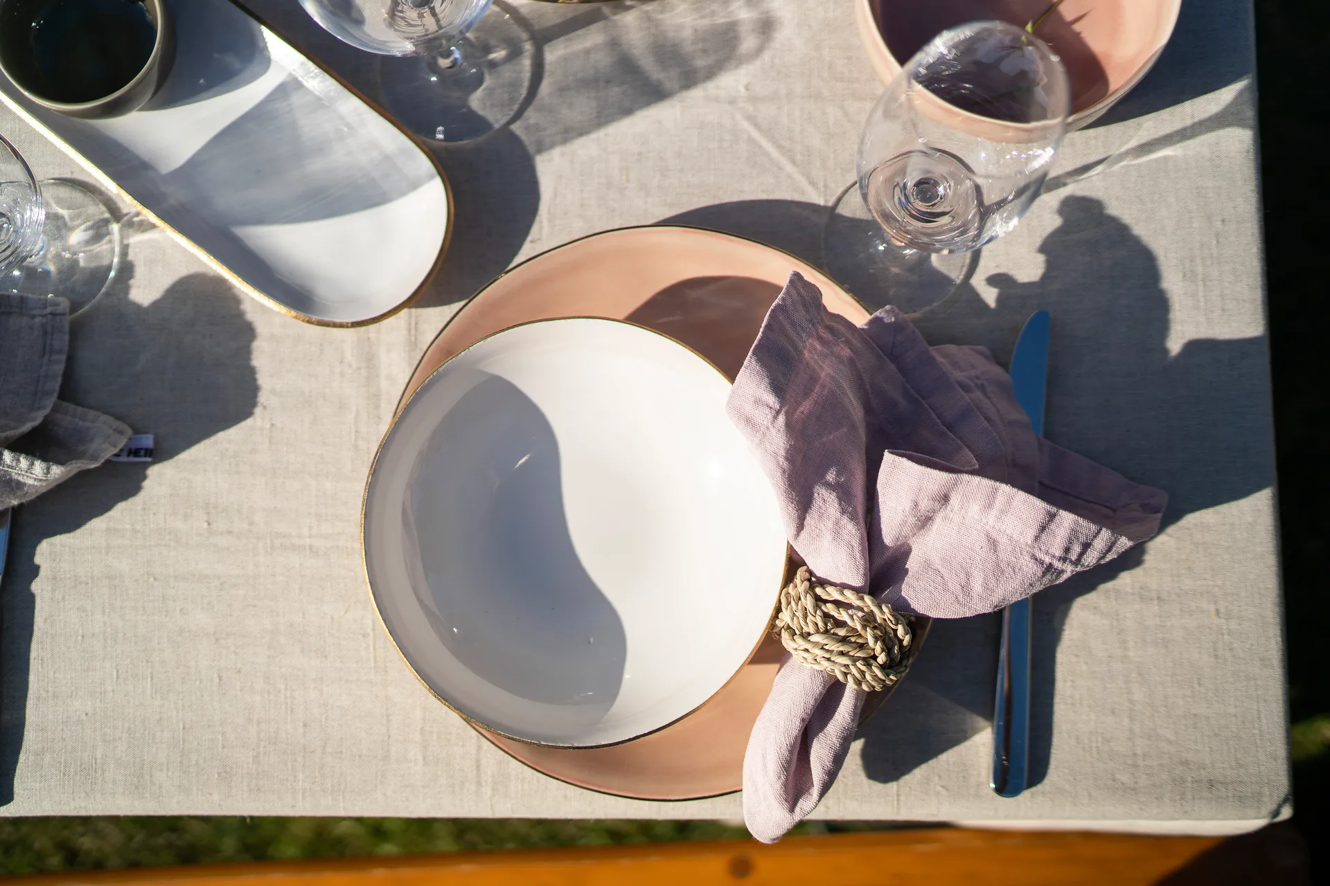 Talerz do serwowania Heirol x Nosse Edge 12,2x30 cm, Złoty Heirol