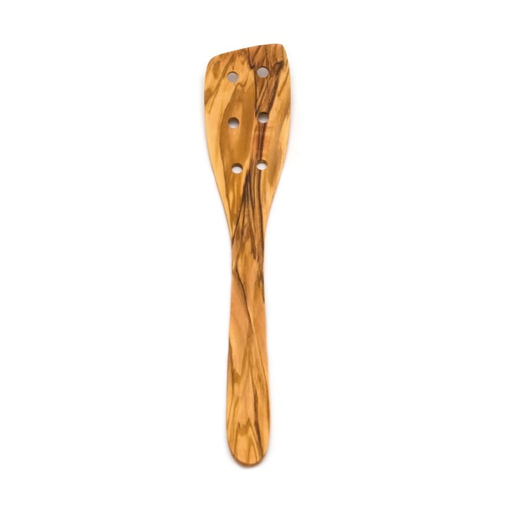 Łyżka cedzakowa Heirol z drewna oliwnego - 30 cm - Heirol