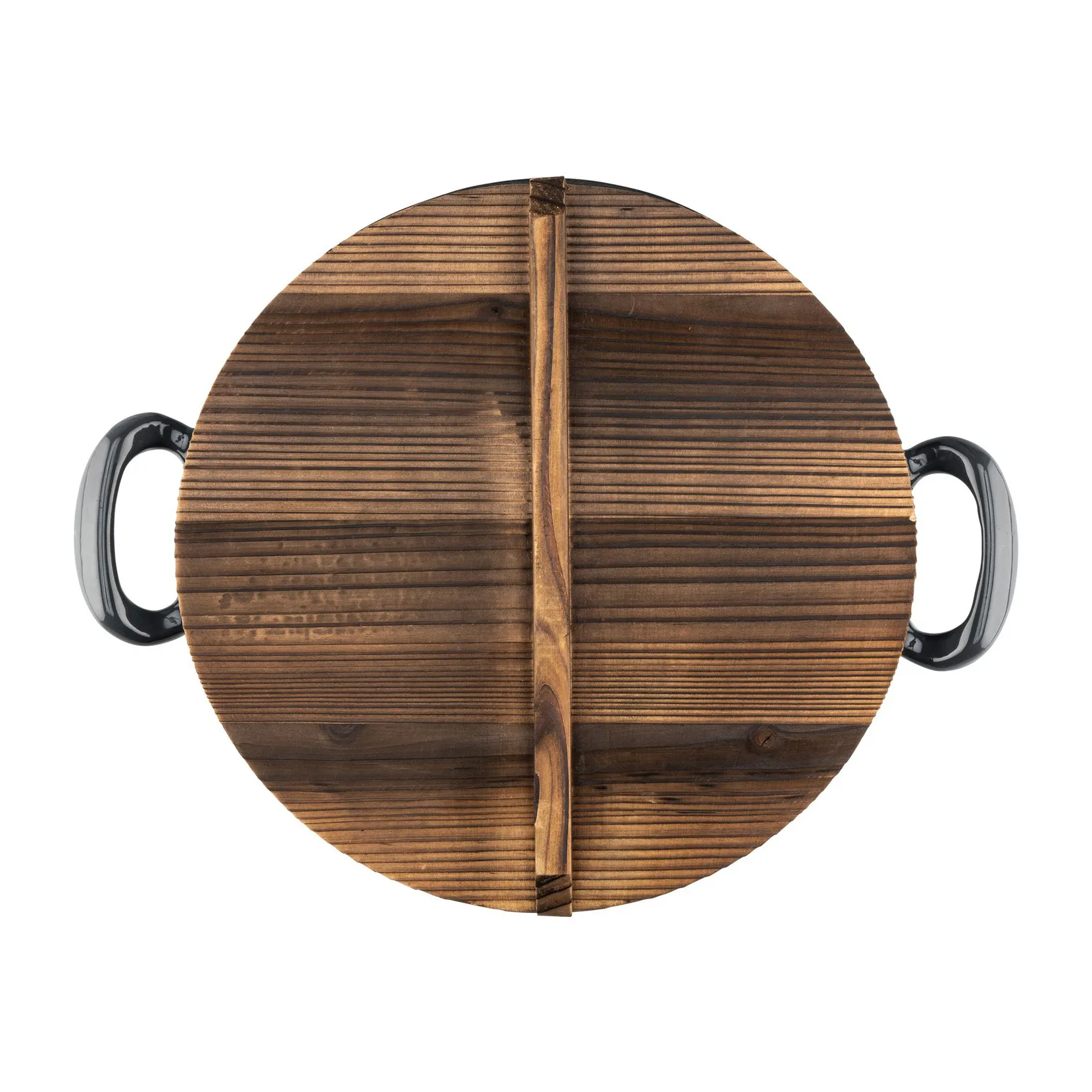 Żeliwny garnek z drewnianą pokrywką, Ø30 cm Heirol