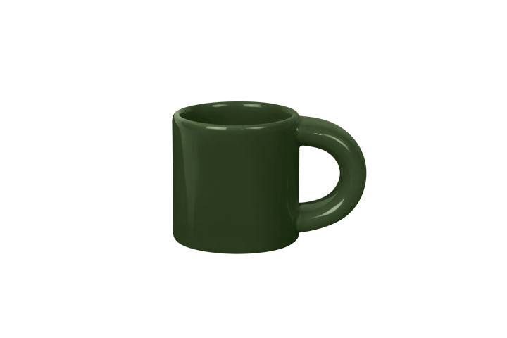 Bronto filiżanka do espresso 10 cl 4 szt., Green Hem