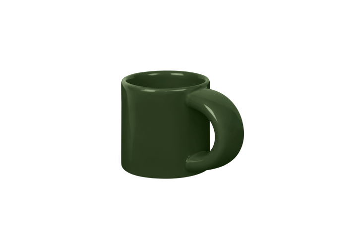 Bronto filiżanka do espresso 10 cl 4 szt., Green Hem