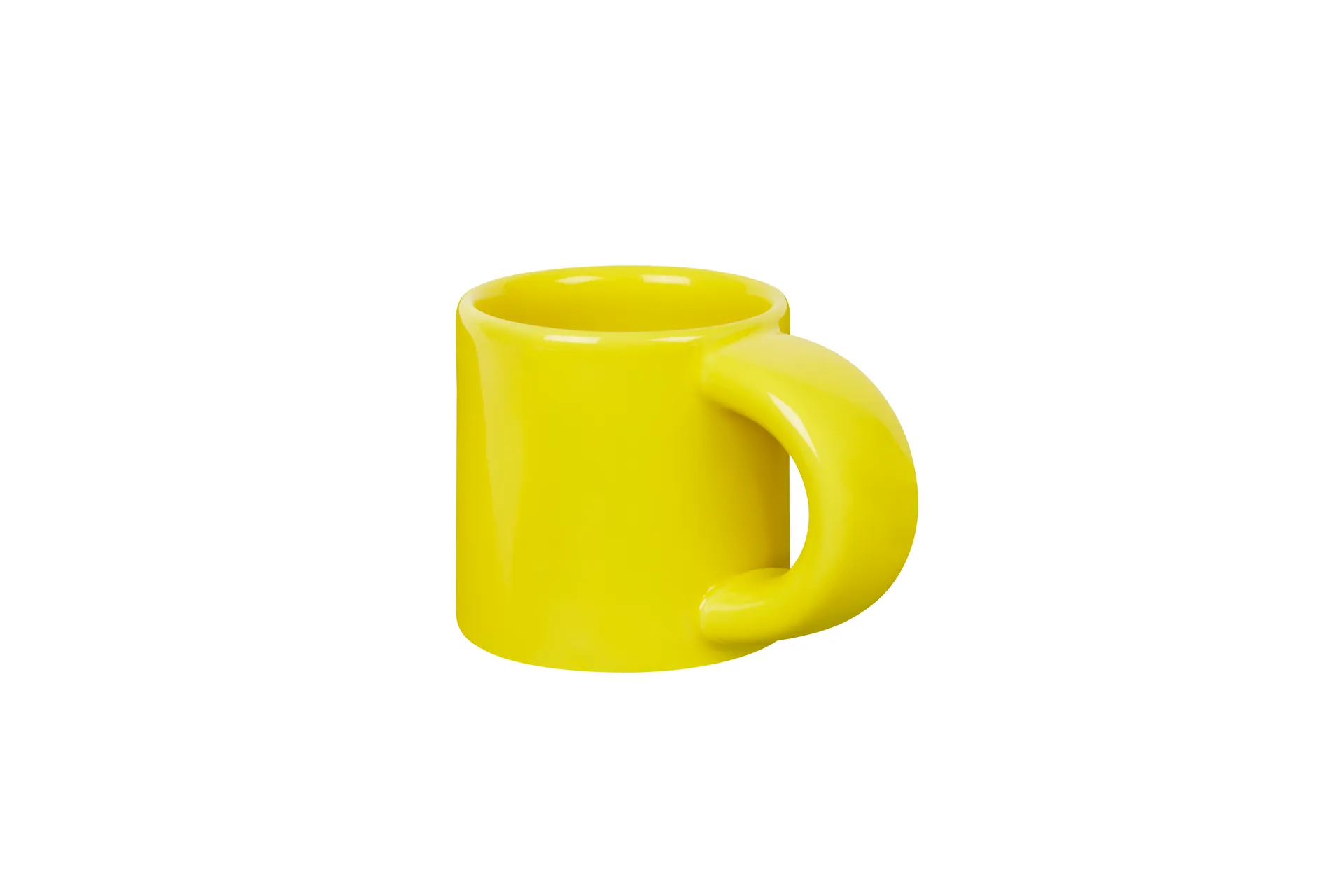 Bronto filiżanka do espresso 10 cl 4 szt., Yellow Hem