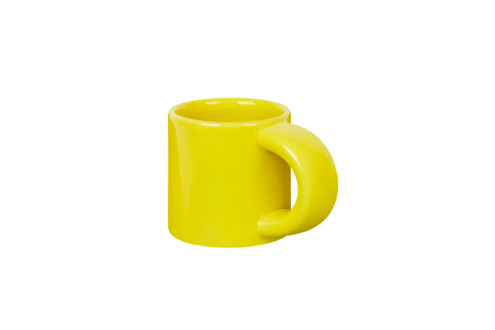 Bronto filiżanka do espresso 10 cl 4 szt., Yellow Hem