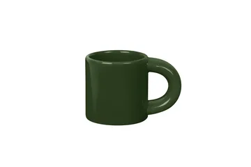 Bronto filiżanka do espresso 100 ml, 4‑pak - Green - Hem