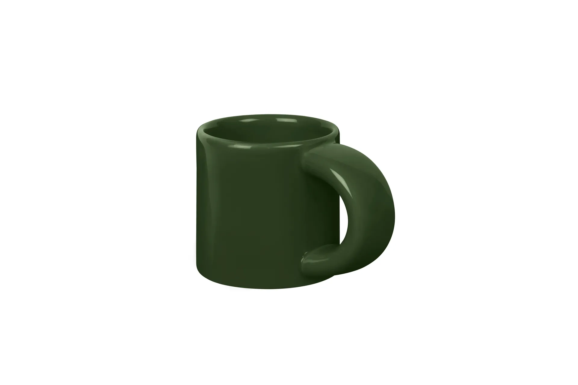 Bronto filiżanka do espresso 100 ml, 4‑pak, Green Hem