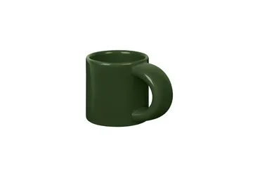 Bronto filiżanka do espresso 100 ml, 4‑pak - Green - Hem