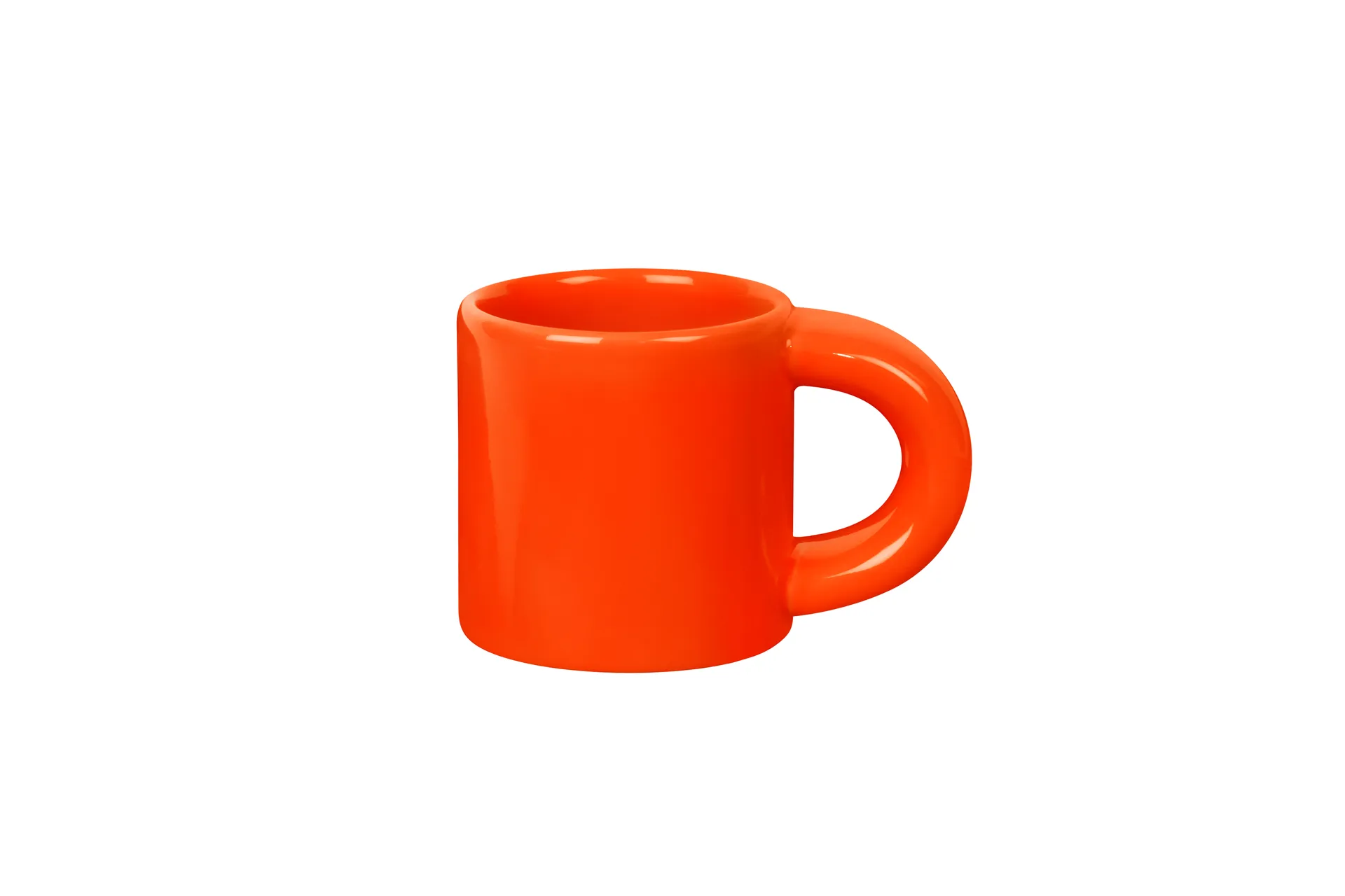Bronto filiżanka do espresso 100 ml, 4‑pak, Orange Hem