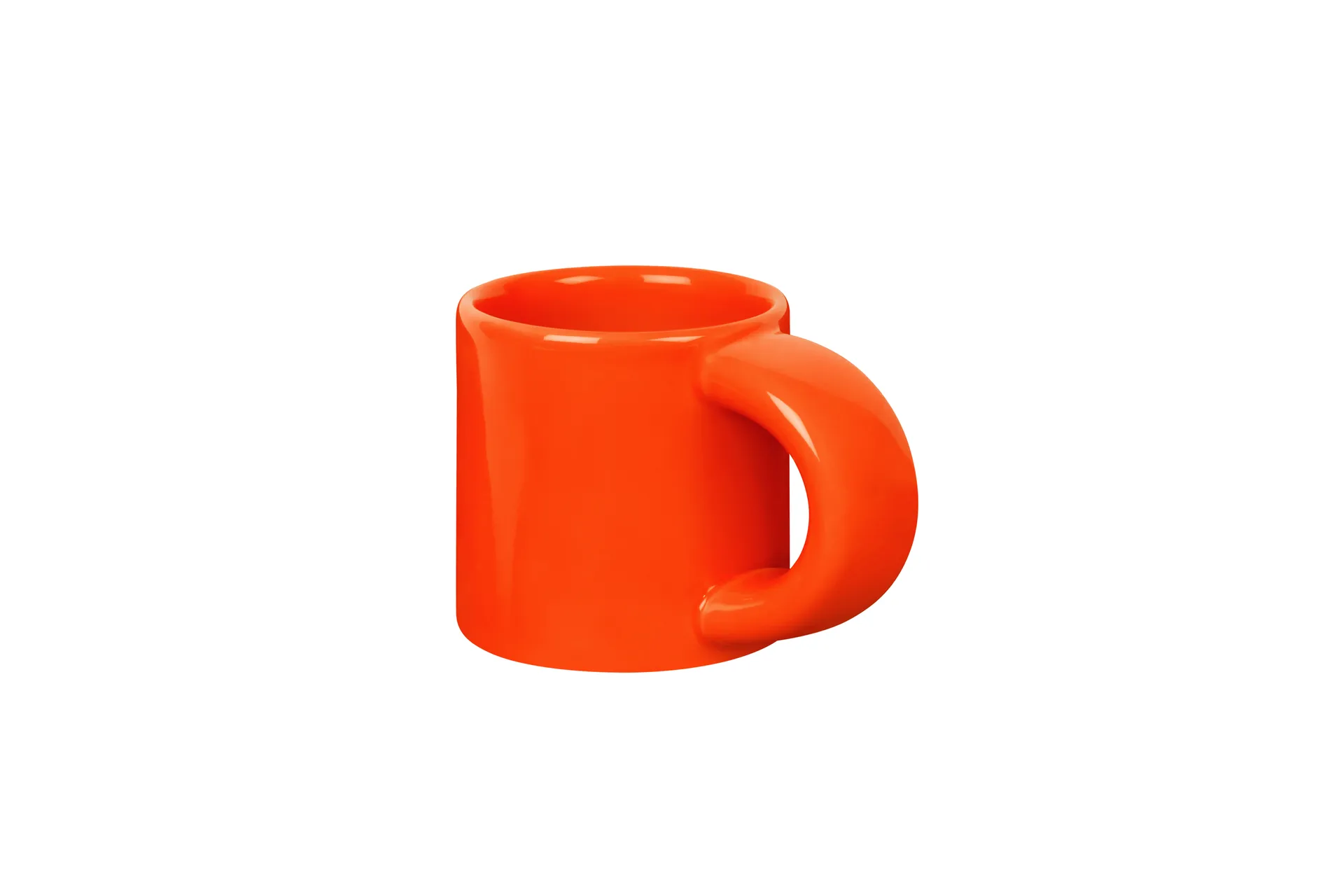 Bronto filiżanka do espresso 100 ml, 4‑pak, Orange Hem