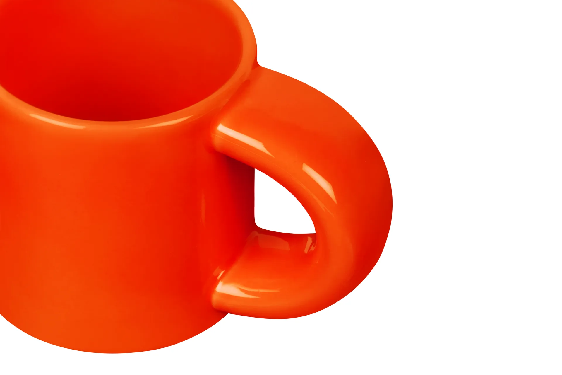 Bronto filiżanka do espresso 100 ml, 4‑pak, Orange Hem