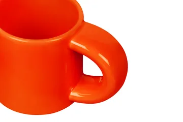 Bronto filiżanka do espresso 100 ml, 4‑pak - Orange - Hem