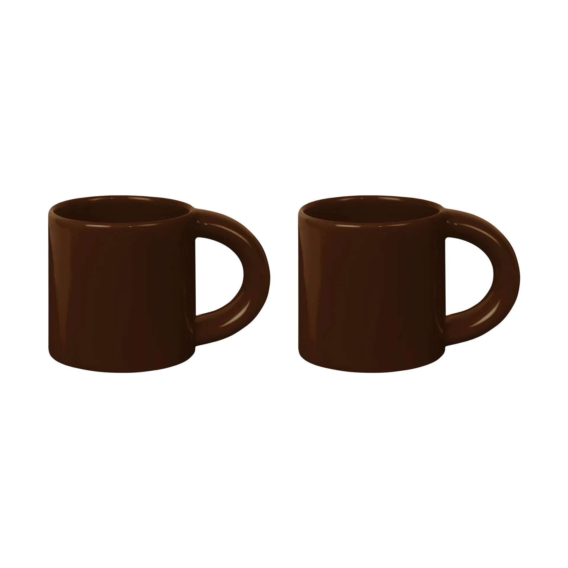 Bronto kubek 300 ml, 2‑pak, Brown Hem