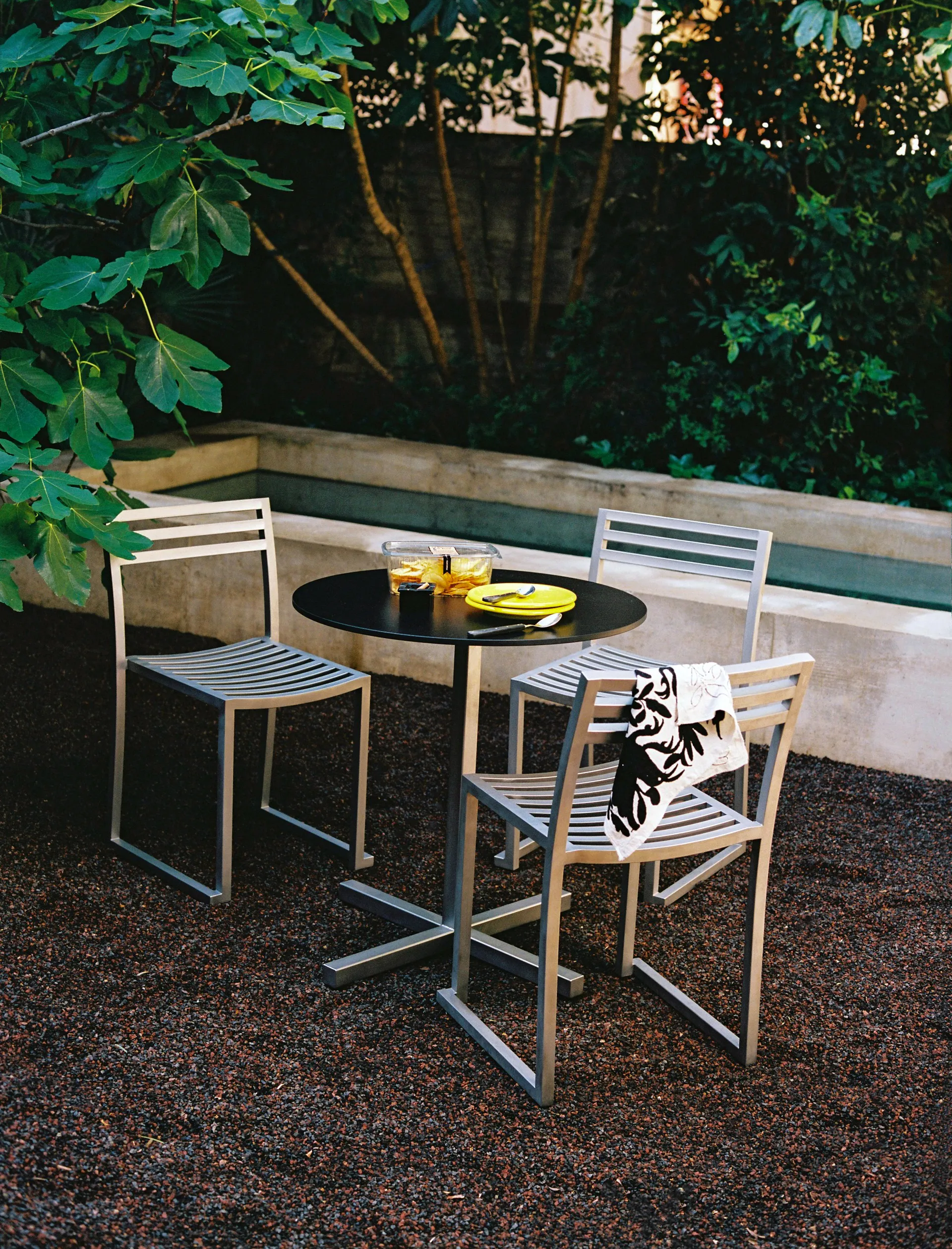 Chop krzesło 2 szt., Stainless steel Hem