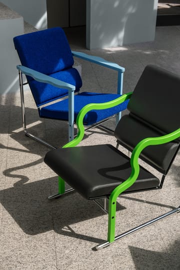 Experiment 501 lounge fotel - Green-black - Hem