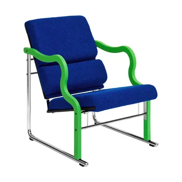 Experiment 501 lounge fotel - Green-ultramarine - Hem