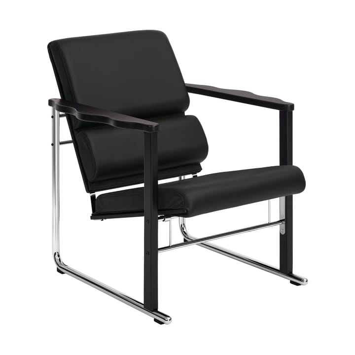 Experiment 502 lounge fotel - Black-black leather - Hem