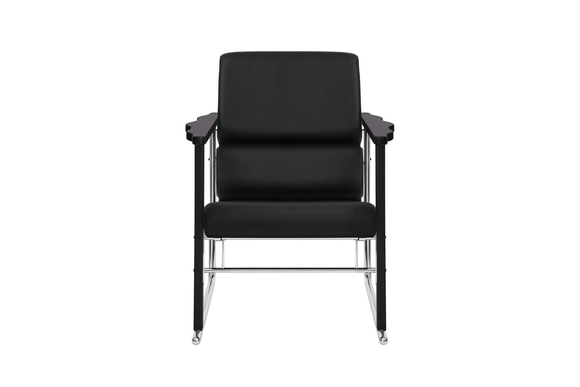 Experiment 502 lounge fotel, Black-black leather Hem