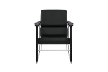 Experiment 502 lounge fotel - Black-black leather - Hem