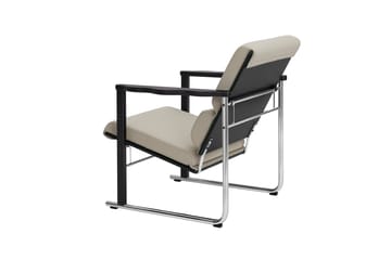 Experiment 502 lounge fotel - Black-light beige - Hem