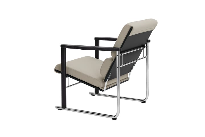 Experiment 502 lounge fotel, Black-light beige Hem
