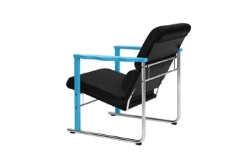 Experiment 502 lounge fotel - Blue-black leather - Hem