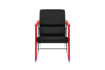 Experiment 503 lounge fotel - Red-black leather - Hem