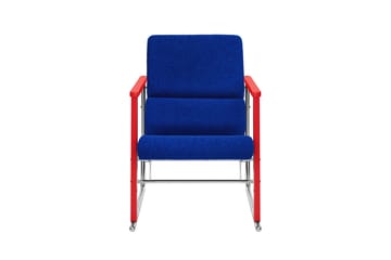 Experiment 503 lounge fotel - Red-ultramarine - Hem