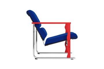 Experiment 503 lounge fotel - Red-ultramarine - Hem