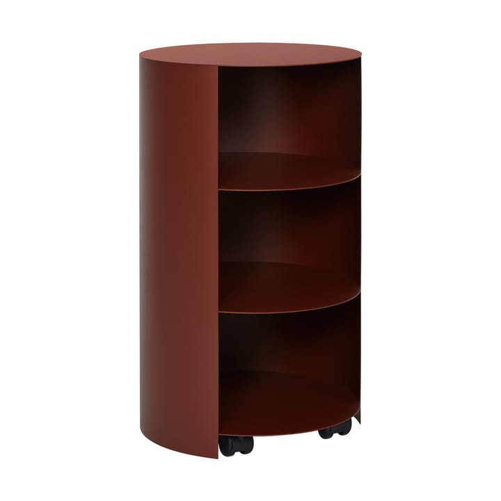 Hide piedestał Ø38x68 cm - Red brown textured - Hem