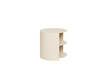 Hide stolik boczny Ø38x41 cm - Light ivory textured - Hem