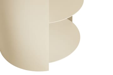 Hide stolik boczny Ø38x41 cm - Light ivory textured - Hem