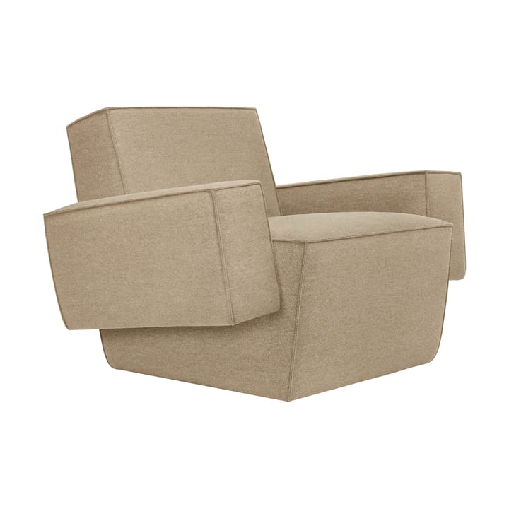 Hunk lounge fotel z podłokietnikami - Beige - Hem