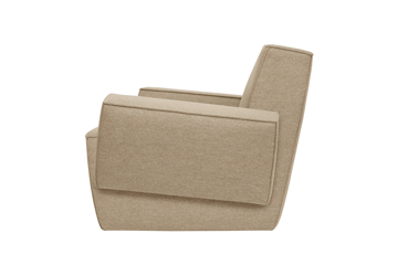 Hunk lounge fotel z podłokietnikami - Beige - Hem