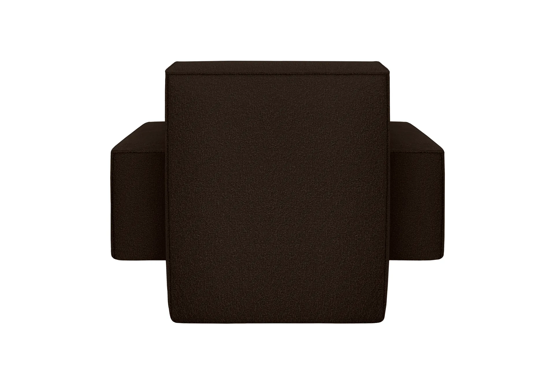 Hunk lounge fotel z podłokietnikami, Chocolate Hem