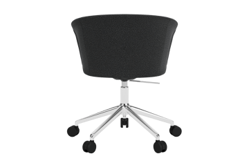 Kendo Swivel krzesło biurowe z 5 kółkami - Graphite-polished aluminium - Hem