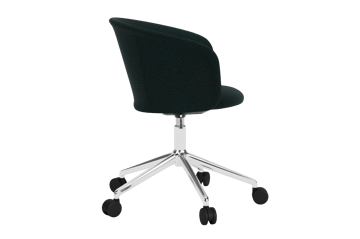 Kendo Swivel krzesło biurowe z 5 kółkami - Pine-polished aluminium - Hem