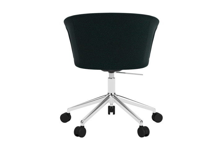 Kendo Swivel krzesło biurowe z 5 kółkami, Pine-polished aluminium Hem