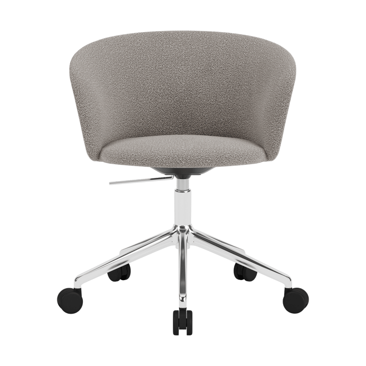 Kendo Swivel krzesło biurowe z 5 kółkami - Porcelain-polished aluminium - Hem