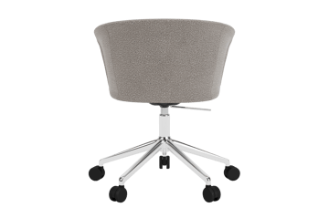 Kendo Swivel krzesło biurowe z 5 kółkami - Porcelain-polished aluminium - Hem