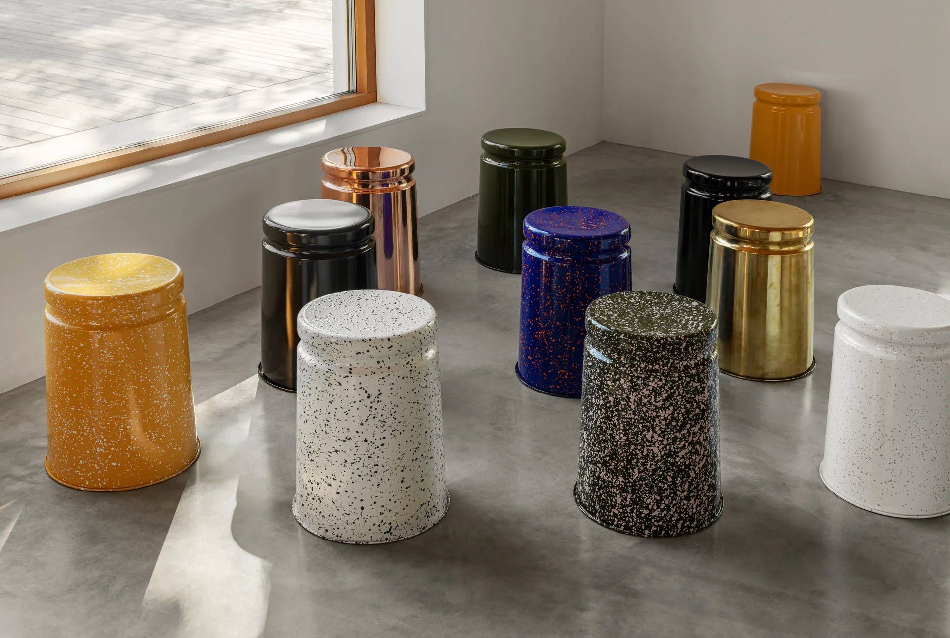 Last stołek Ø32x44 cm, Black Hem