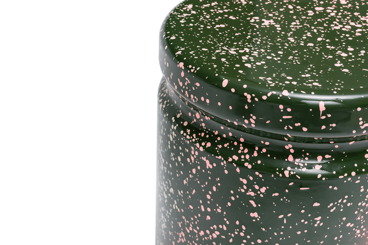 Last stołek Ø32x44 cm, Green-pink splatter Hem