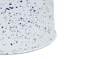 Last stołek Ø32x44 cm - White-blue splatter - Hem