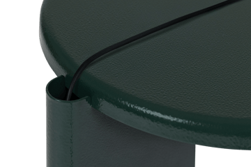 Lolly stolik boczny 56 cm - Black green gloss - Hem