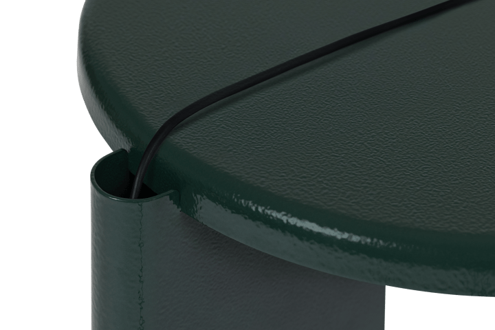 Lolly stolik boczny 56 cm, Black green gloss Hem