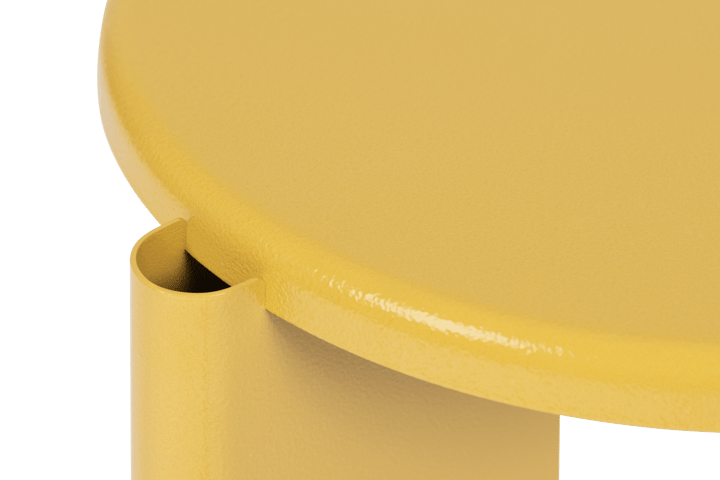 Lolly stolik boczny 56 cm, Ochre yellow gloss Hem