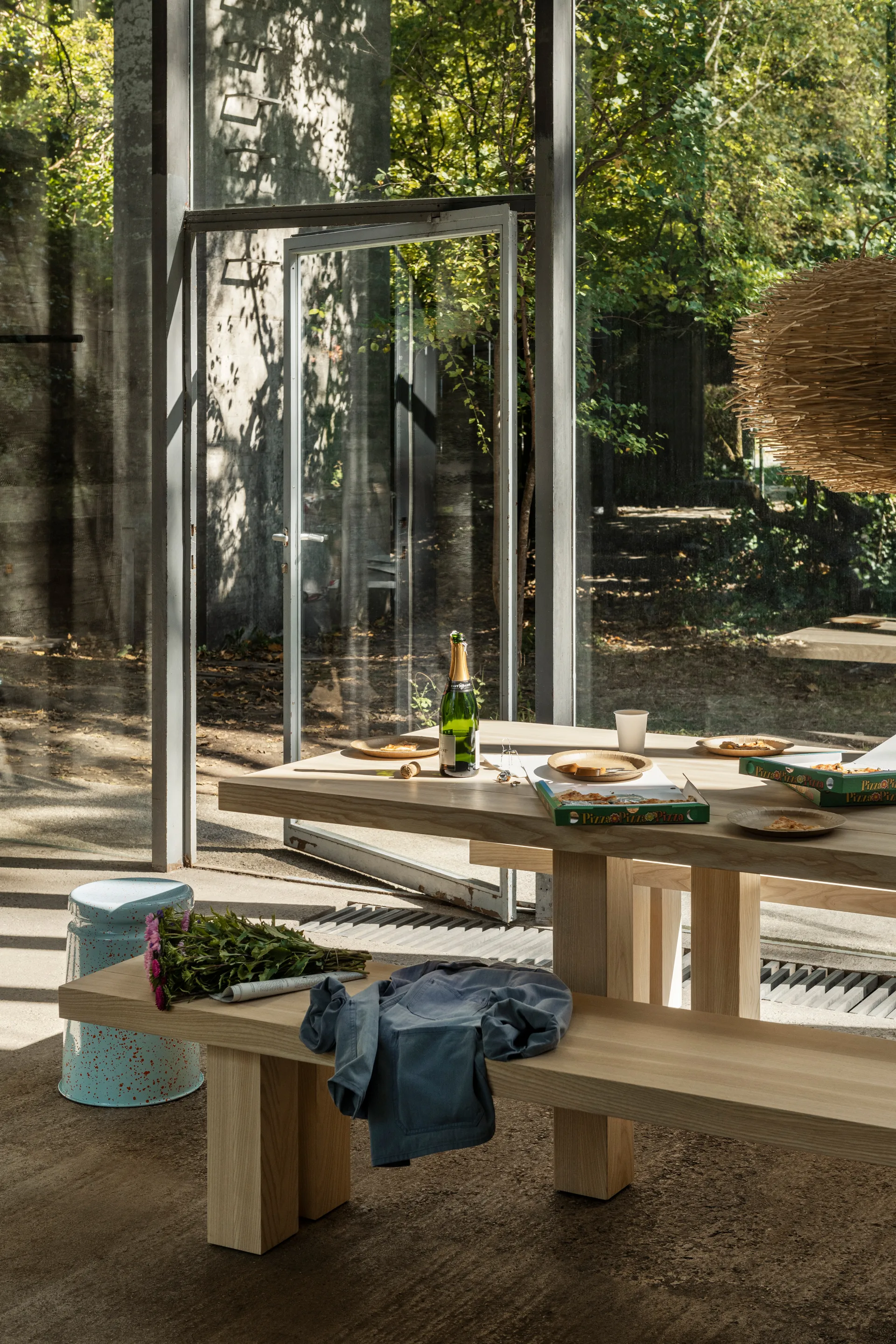 Max ławka 43x250 cm, Jesion Hem