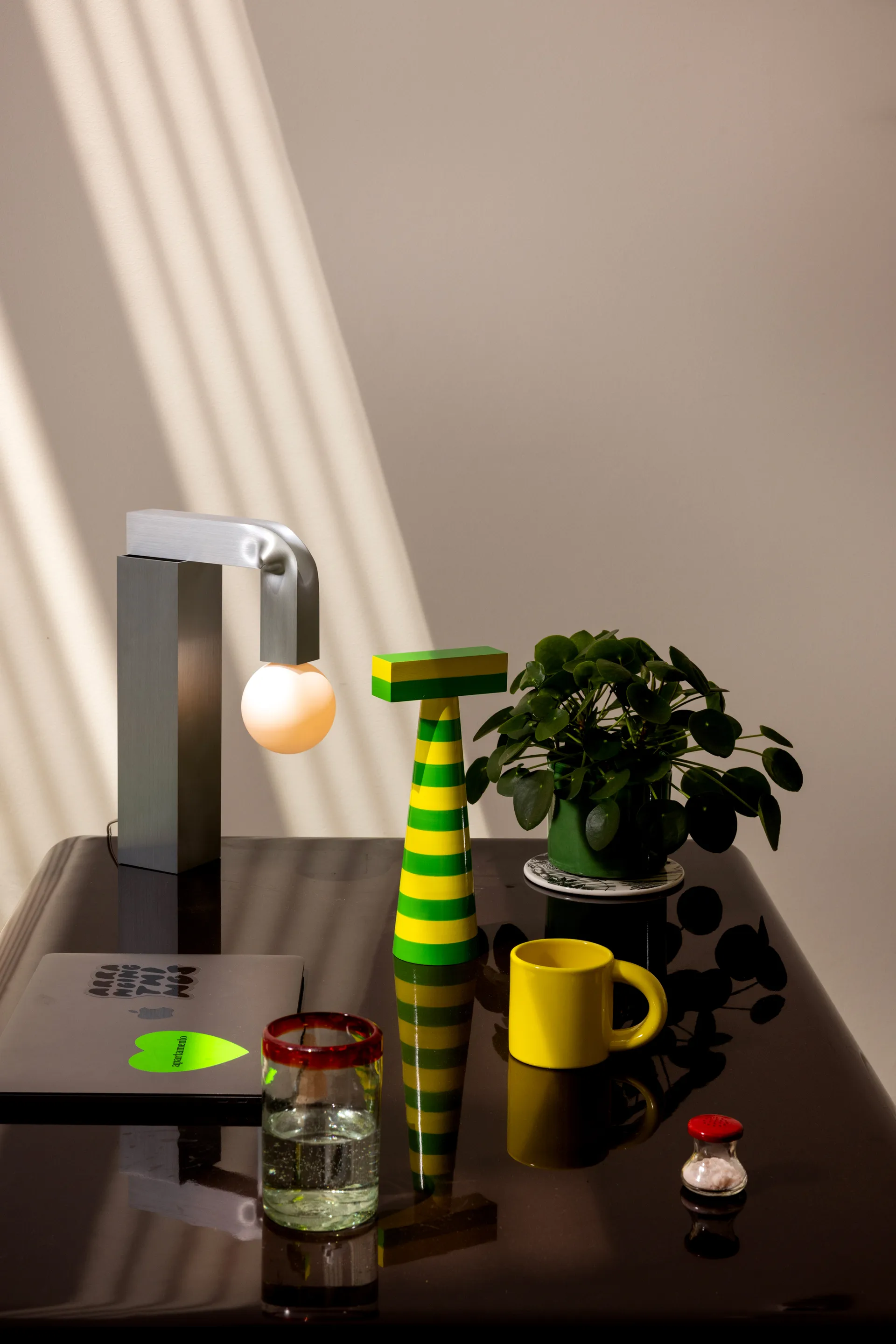 Molino Horizontal młynek do soli i pieprzu 29 cm, Green-yellow Hem