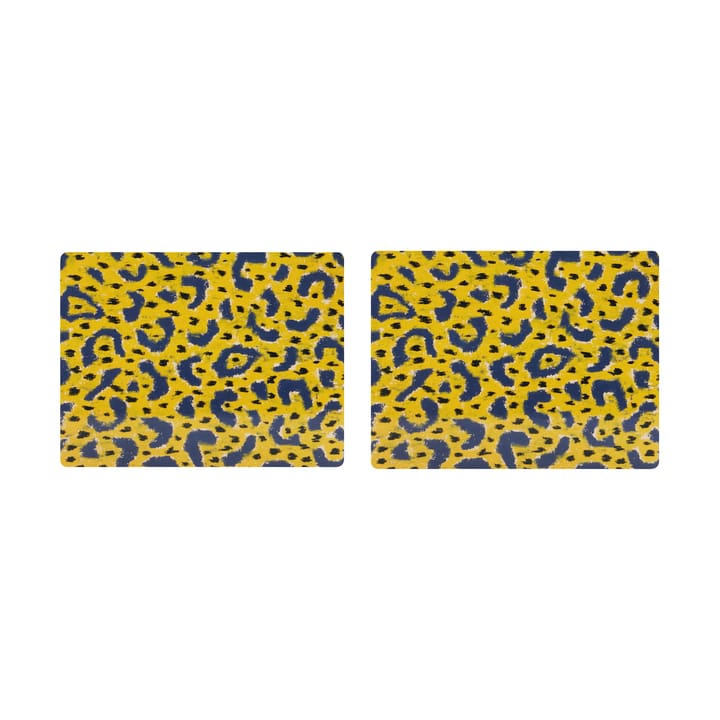 Monster podkładka na stół 30x40 cm 2 szt. - Ochre yellow-grey-black - Hem