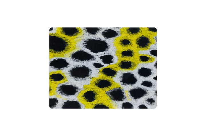 Monster podkładka na stół 30x40 cm 2 szt., White-yellow-black Hem